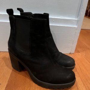 Black Vagabond Ankle Boots